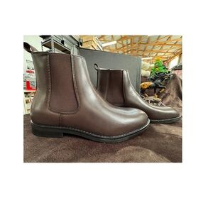 Men’s Alfani Leather Chelsea Boots 10